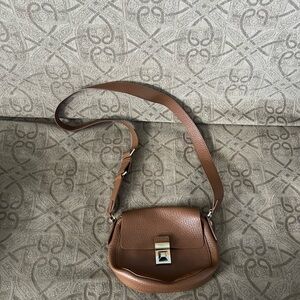 Furla Tan Leather Crossbody Bag